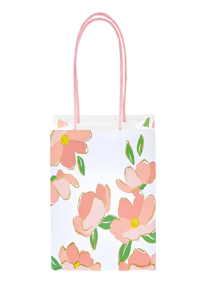 Sparkle and Bash Party Favor Bags with Handles - 12-Pack, 5 x 5 x 3 In, Pink Floral & Animal Assortment - Mini Gift Bags for Jewelry, Candies & Small Favors - Image 3